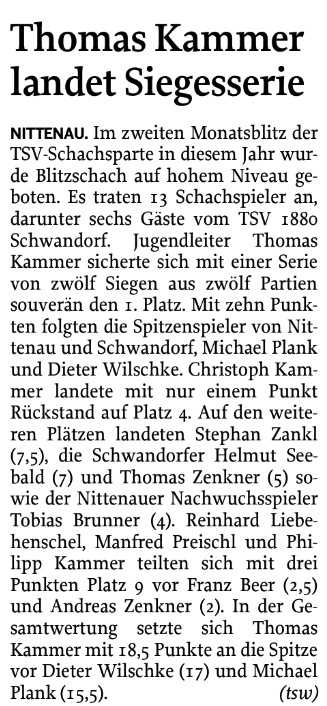 Zeitungsbericht Mittelbayerische Zeitung