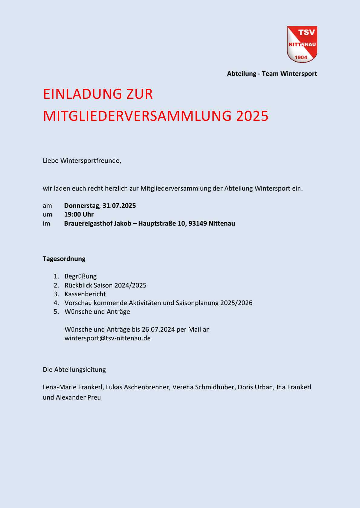 Versammlung